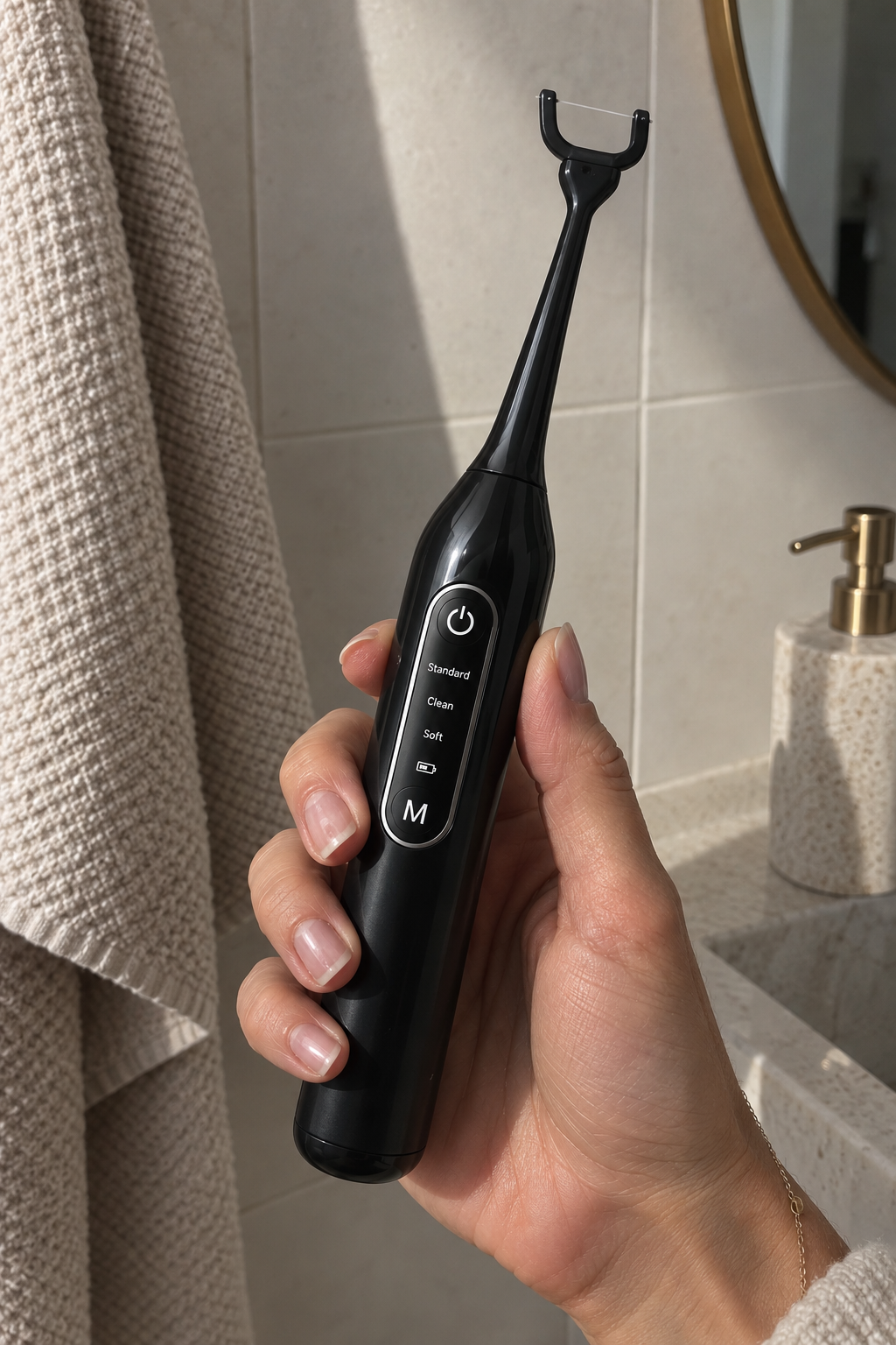 Smilab Original, appareil de fil dentaire électrique rechargeable