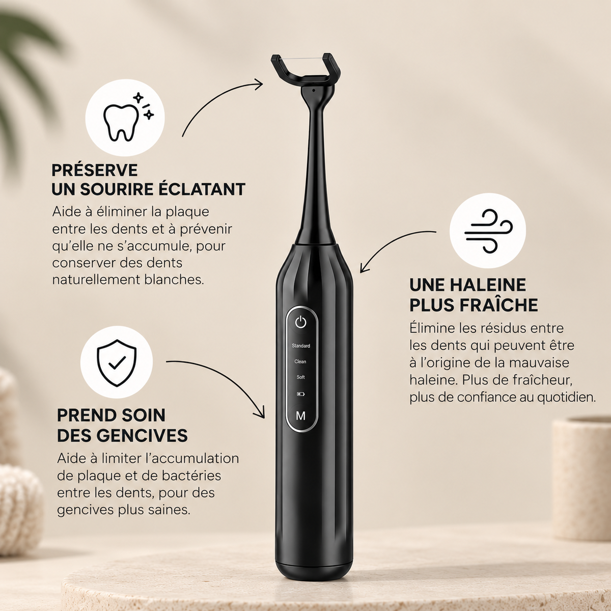 Smilab Original, fil dentaire électrique rechargeable